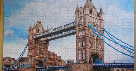 Jigsaw Puzzle Love The Tower Bridge Over Thames River