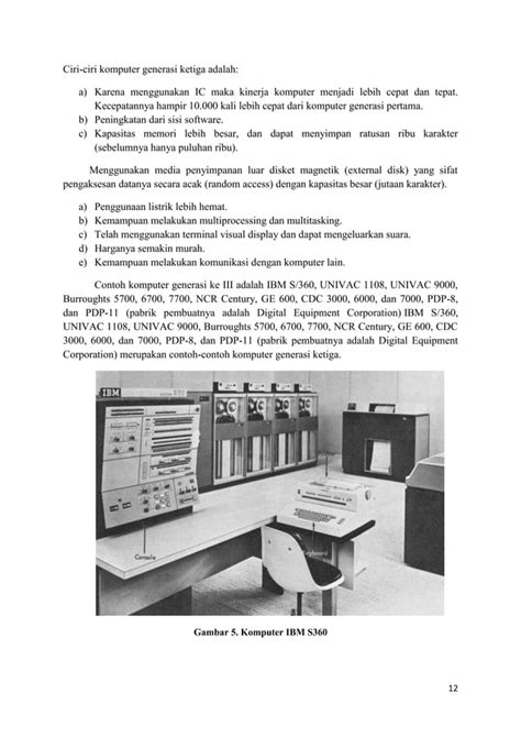 PERKEMBANGAN KOMPUTER DARI GENERASI PERTAMA SAMPAI SEKARANG PDF