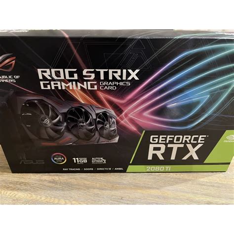 Asus Rog Strix Geforce Rtx 2080 Ti Oc Edition 11gb Gddr6 Graphics Video Card Shopee Brasil