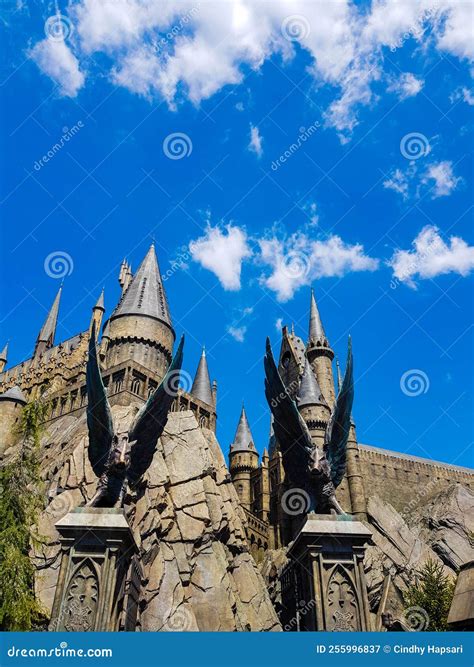 Osaka, Japan on April 8, 2019. this is a Photo of the Hogwarts Castle ...