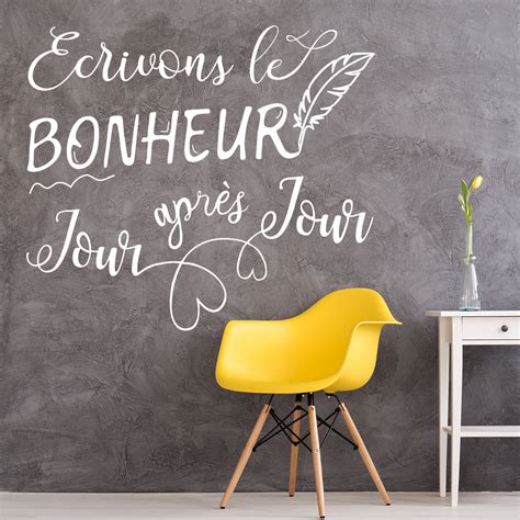 Sticker Citation Crivons Le Bonheur Stickers Stickers Citations