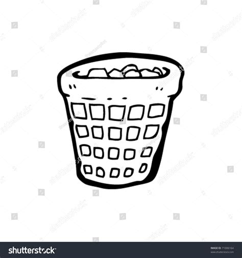 Cartoon Office Bin Stock Vector Illustration 71006164 : Shutterstock