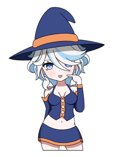 I Drew Furina As A Witch For Halloween Rfurinamains