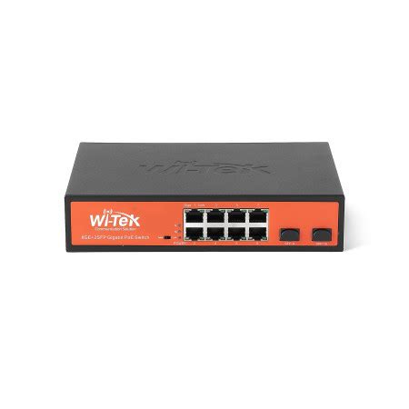 Wi Tek Wi Ps Gf Ge Sfp V Ports Poe Switch With Port Poe