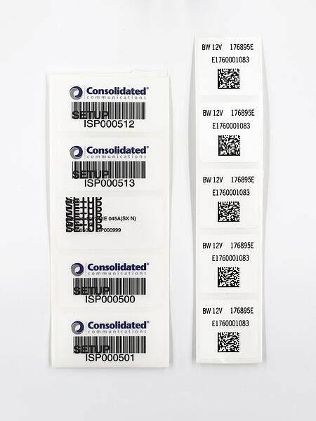 Manufacturing Labels