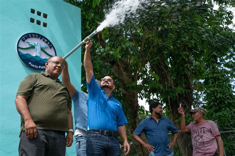 Director de Coraapplata inaugura acueductos en comunidades de Yásica