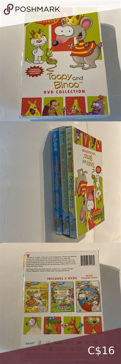 Toopy and Binoo DVD 3 pack set sealed new -damaged box holder | Monster ...