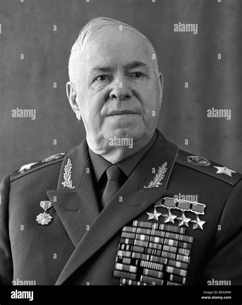 Georgy Zhukov Mariscal de la Unión Soviética Fotografía de stock Alamy