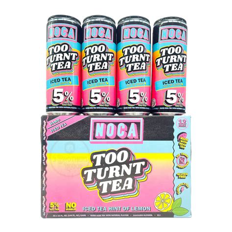 Noca Too Turnt Tea Hard Iced Tea Of Lemon 12pk Cans 3brothersliquor