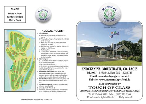 Scorecard/Course Overview - Mountrath Golf Club