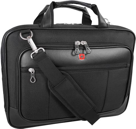 Swiss Gear Deluxe Scansmart Top Load Laptop Bag Black One Size