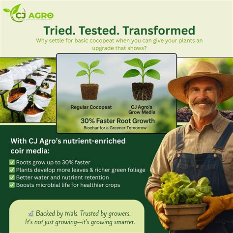 CJ - Upgrade your grow game! 💪 30% faster roots with CJ Agro’s nutrient