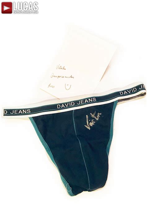 Viktor Rom Navy Blue David Jeans Thong Lucas Store