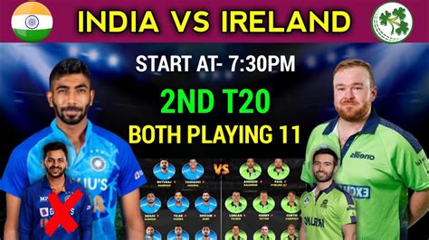 India Vs Ireland Nd T Match Ind Vs Ire T Series Final