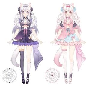 Custom Vtuber Model Live D Model Premade Vtuber Design Vtuber Room