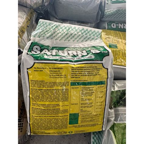 Jual Herbisida Tabur SATURN D 6GR Kemasan 2kg Shopee Indonesia