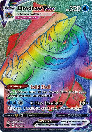 Details About Drednaw V FULL ART ULTRA RARE 069 073 SWSH Champions Path