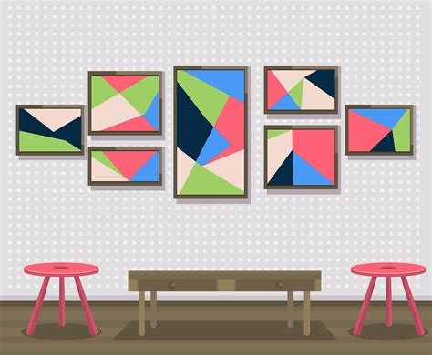 Abstract Painting Wall Art Vector Vector Art Graphics Freevector