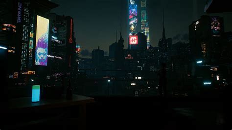 1366x768px | free download | HD wallpaper: cyberpunk, Cyberpunk 2077, city, skyline | Wallpaper ...