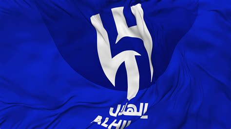 Al Hilal Saudi Football Club Al Hilal Sfc Flag Seamless Looping