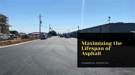 Maximizing The Lifespan Of Asphalt Surfaces Anderson Striping Ca