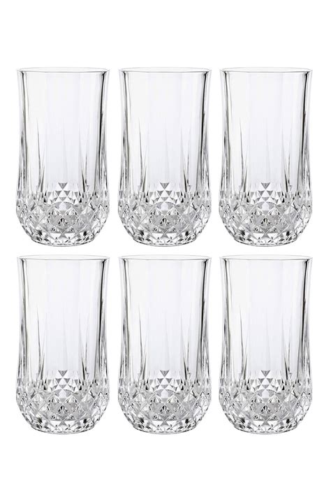 Set De Vasos Bajos De Vidrio Luminarc Longchamp X6 De Prati Tienda Online