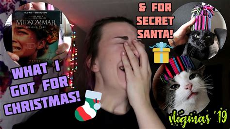 What I Got For Secret Santa For Christmas Vlogmas Youtube