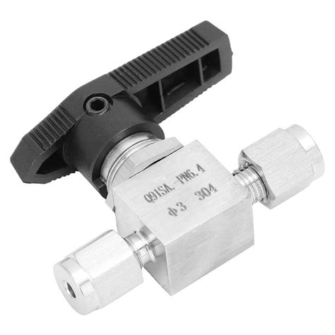 304 Stainless Steel Valve High Pressure Needle Flow Control For Water Gas Liquid Ss44s6Ф3