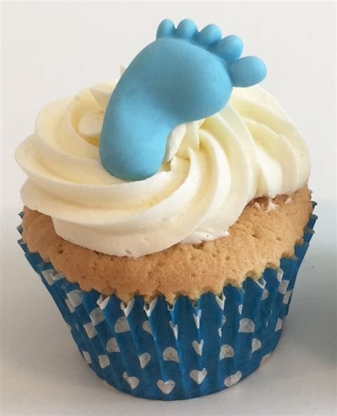 Blue Baby Feet Sugar Cake Decorations Two Sizes Available. | Etsy