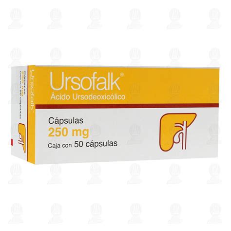 Ursofalk 250 mg, 50 Cápsulas. de URSOFALK | Farmacias Guadalajara