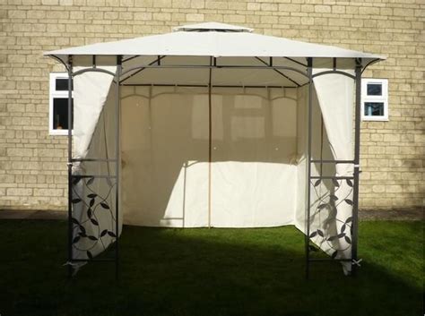 Side Panel Set For 3m X 3m Homebase Lucca Gazebo 262cm Curtain Width