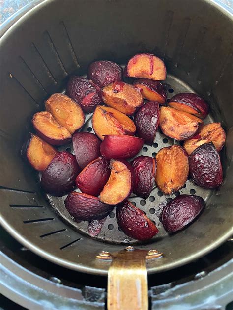 Roasted Plums In Air Fryer Melanie Cooks