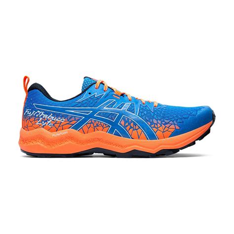 Chaussures Running Asics Homme Gel Fujitrabuco Lyte Bleue Orange Pe