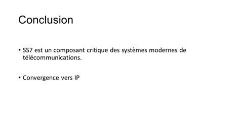 2 Le Cours La Signalisation Dans Les Réseaux Téléphoniques Architecture