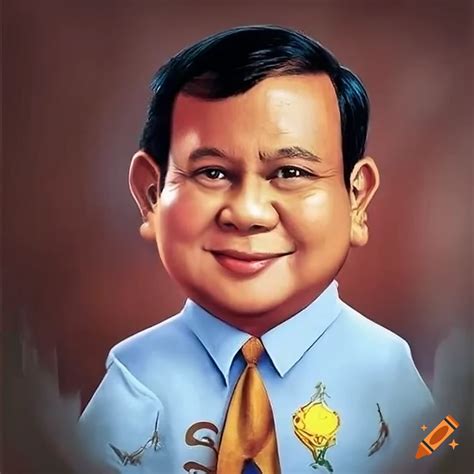 Disney Pixar Style Poster Of Prabowo Subianto On Craiyon