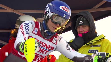 VidÉo Mikaela Shiffrin A Signé Le Meilleur Temps De La Première