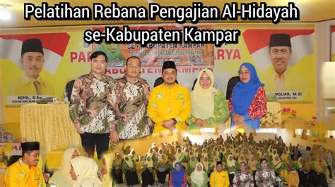 Tutup Pelatihan Rebana Se Kabupaten Kampar Repol Apresiasi Pengurus