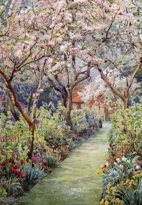 Olga Tuleninova On Twitter Garden Illustration Garden Painting