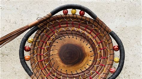 Adding Beads To A Pine Needle Basket Part 2 Artofit