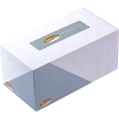 Sanicare 3ply Facial Tissue Box 190 Pulls Facial Tissue Walter Mart