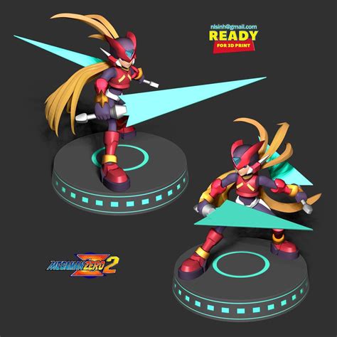 Mega Man Zero - 3D Model by Sinh Nguyen