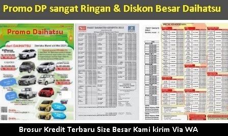 Brosur Kredit Mobil Daihatsu Ayla Promo Dp Minim