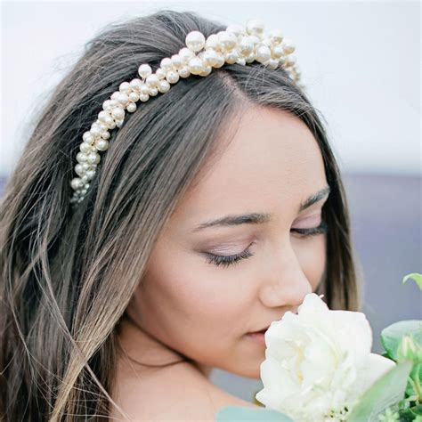 Nadia Pearl Bridal Headband Rachel Sokhal Bridal Accessories