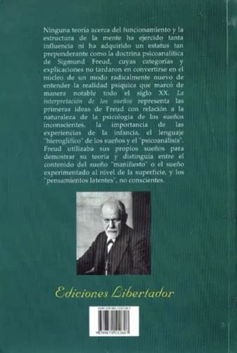 La Interpretación De Los Sueños Sigmund Freud Libertador en venta