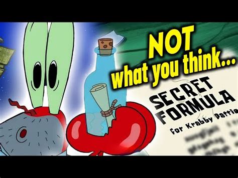 Krusty Krab Secret Formula