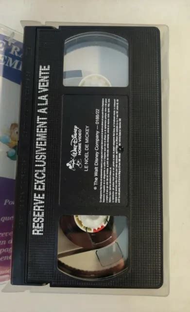 VHS LE NOEL De Mickey Walt Disney Mini CASSETTE VIDEO VIDEOCASSETTE