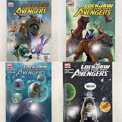 Lockjaw And The Pet Avengers Marvel Comics Lot Full Set