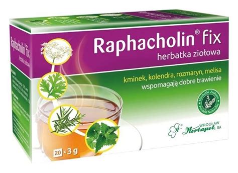 Raphacholin Fix Saszetek G W Troba Trzustka Uk Ad Pokarmowy