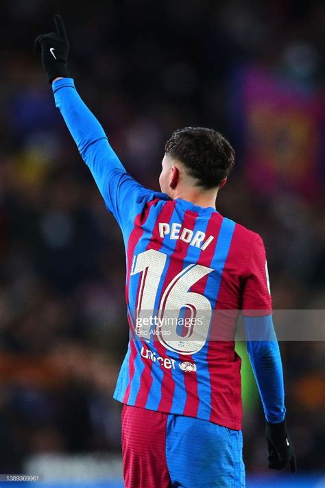 Pedro Pedri Gonzalez Of FC Barcelona Celebrates Scoring His Side S