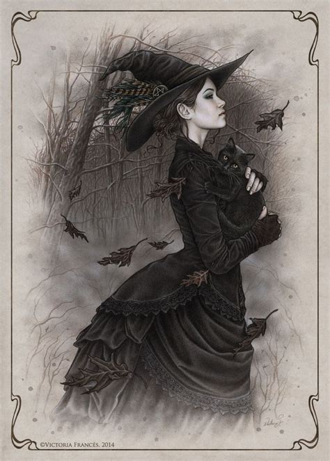 Photo Witch Art Vintage Witch Halloween Art